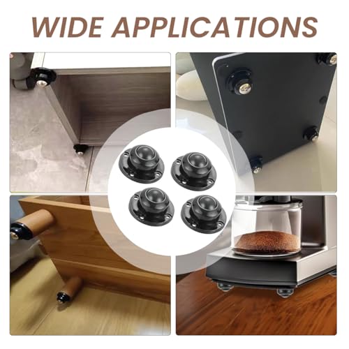 HASTHIP® 8PCS Caster Wheel 360 Swivel Self Adhesive for Small Appliance DIY Modification Heavy Duty Wheels 200Kg Loading Capacity HASTHIP® 8PCS Caster Wheel 360 Swivel Self Adhesive for Small Appliance DIY Modification Heavy Duty Wheels 200Kg Loading Capacity